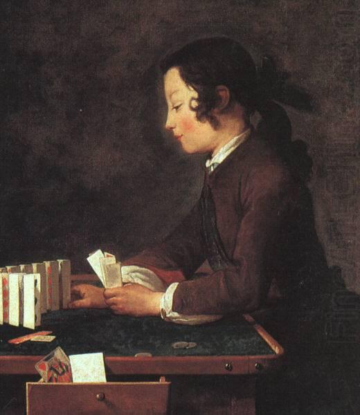 The House of Cards, jean-Baptiste-Simeon Chardin